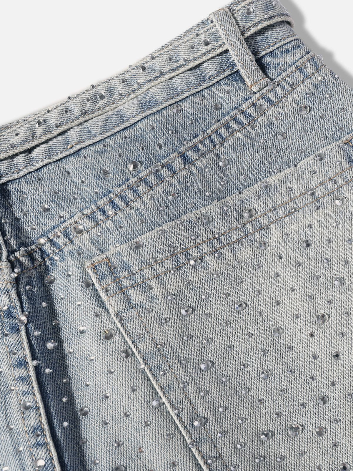 Aelfric Eden Rhinestone Baggy Jeans-Limited Sale