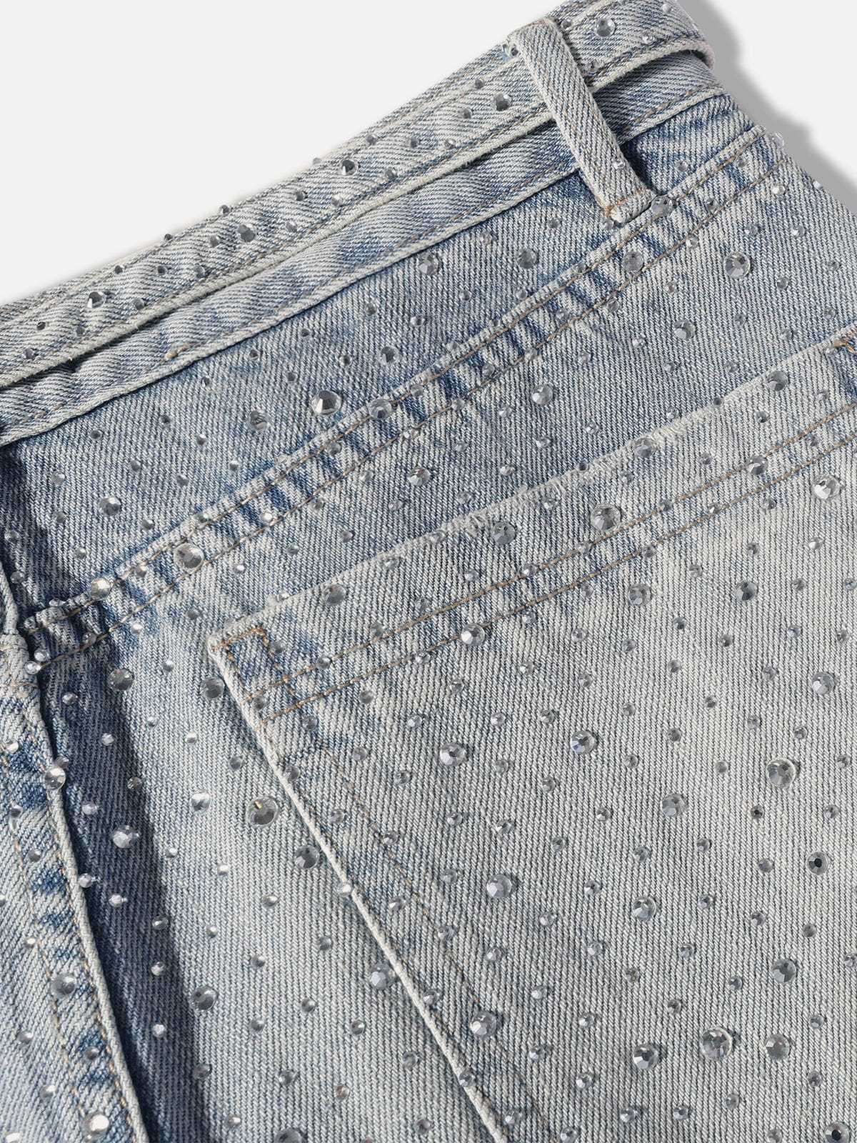 Aelfric Eden Rhinestone Baggy Jeans-Limited Sale