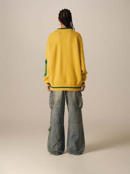 Aelfric Eden Number Graphic Polo Sweater-Limited Sale