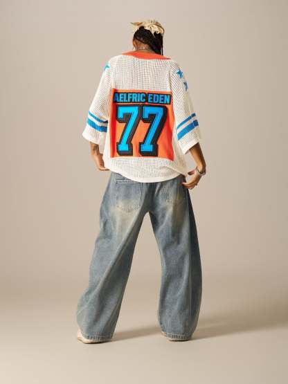 Aelfric Eden 77 Mesh V-Neck Knit-Limited Sale