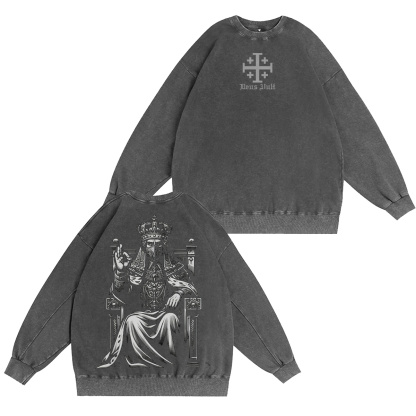 Baldwin IV Leper King Washed T-shirt/Crewneck/Hoodie-Limited Sale