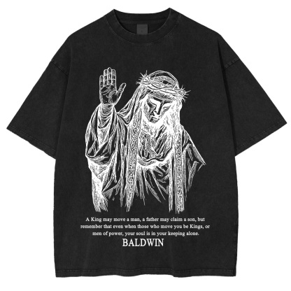 Baldwin IV never gave in to illness King of Jerusalem Washed Unisex T-Shirt-Limited Sale