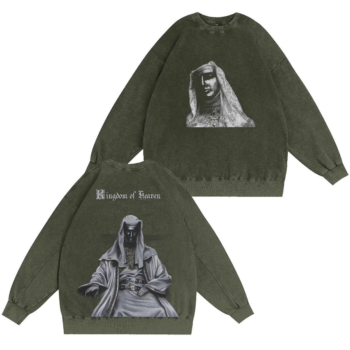 King Baldwin IV Unisex Washed T-shirt/Crewneck/Hoodie-Limited Sale