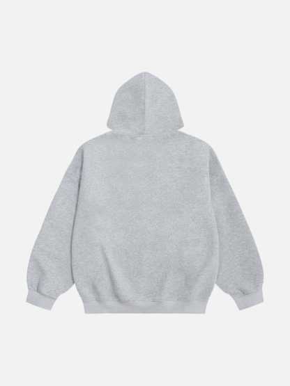 Aelfric Eden Oversized Embroidery Cat Hoodie-Limited Sale