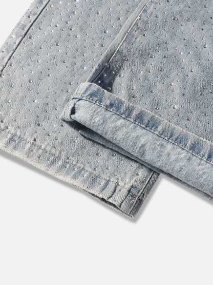 Aelfric Eden Rhinestone Baggy Jeans-Limited Sale