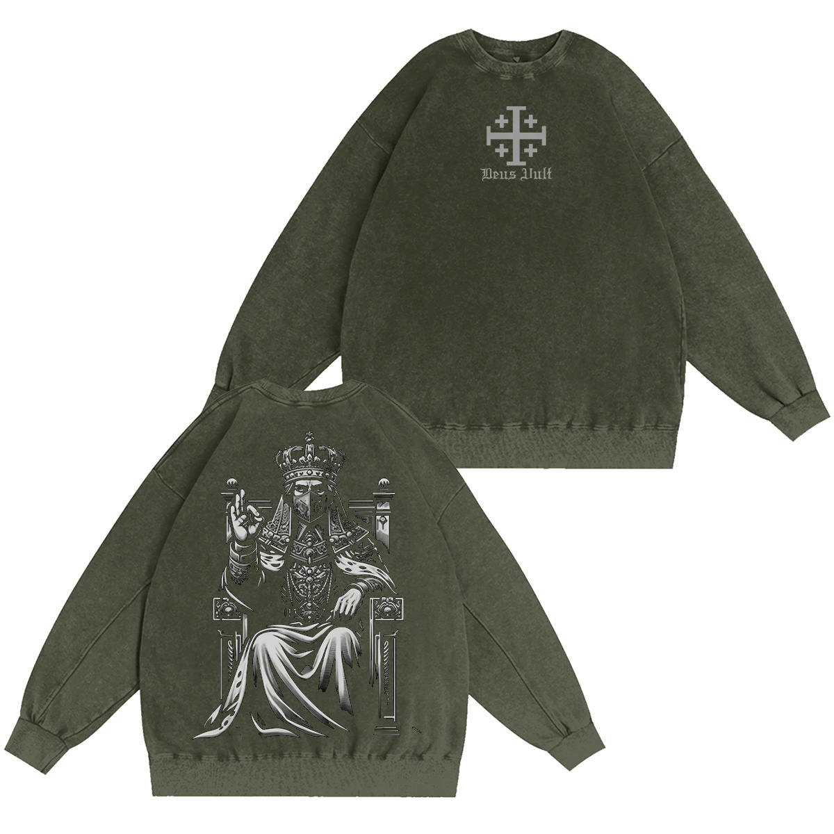 Baldwin IV Leper King Washed T-shirt/Crewneck/Hoodie-Limited Sale