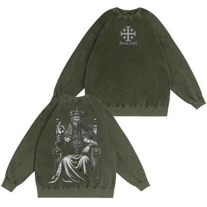 Baldwin IV Leper King Washed T-shirt/Crewneck/Hoodie-Limited Sale