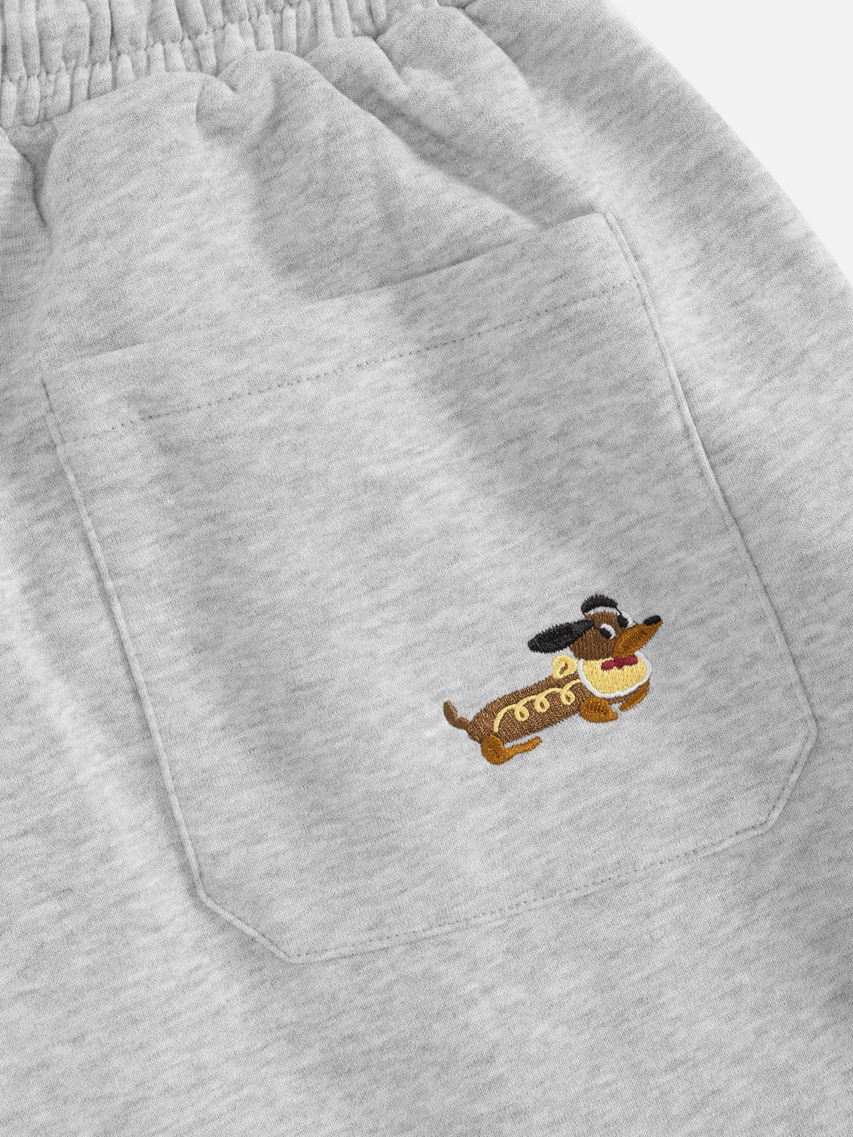 Aelfric Eden Embroidery Dog Baggy Barrel Sweatpants-Limited Sale