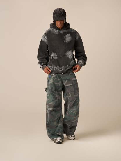 Aelfric Eden Baggy Barrel Camo Pants-Limited Sale