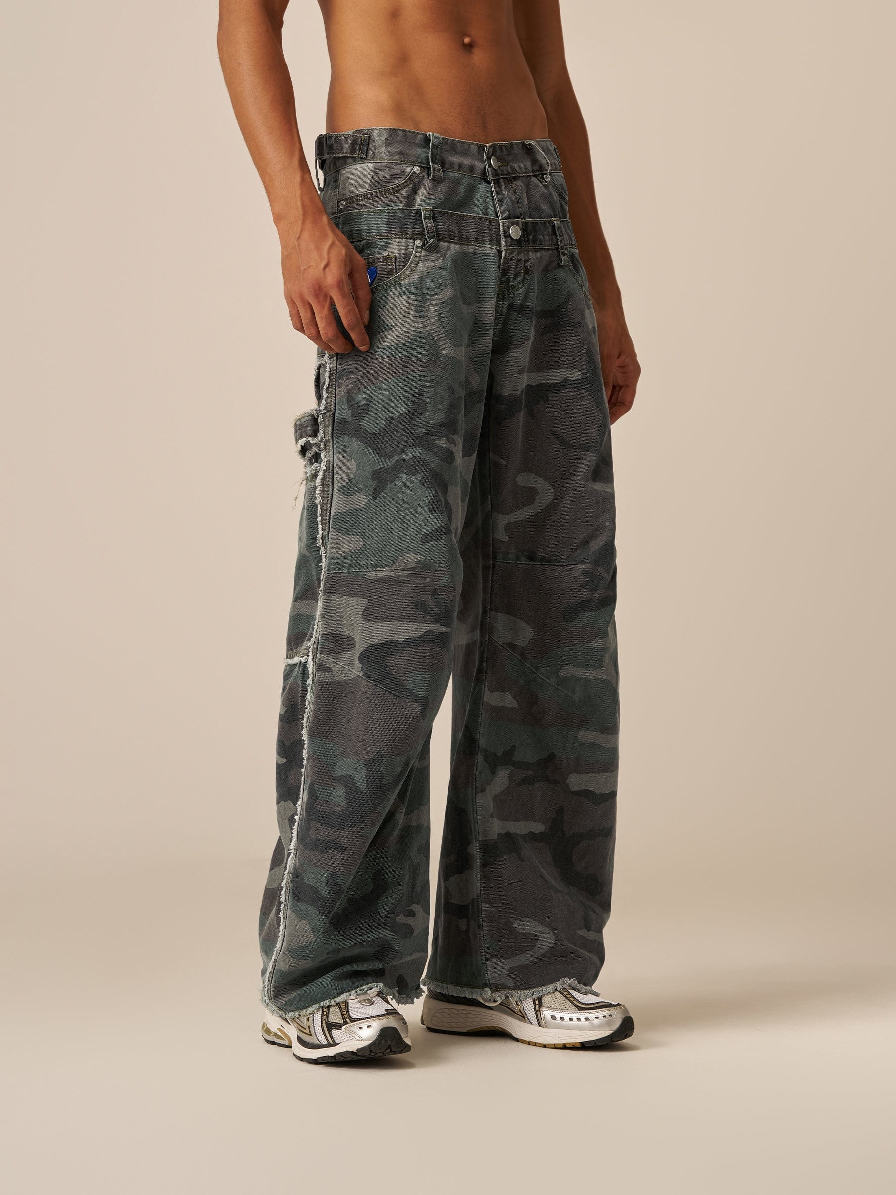 Aelfric Eden Baggy Barrel Camo Pants-Limited Sale