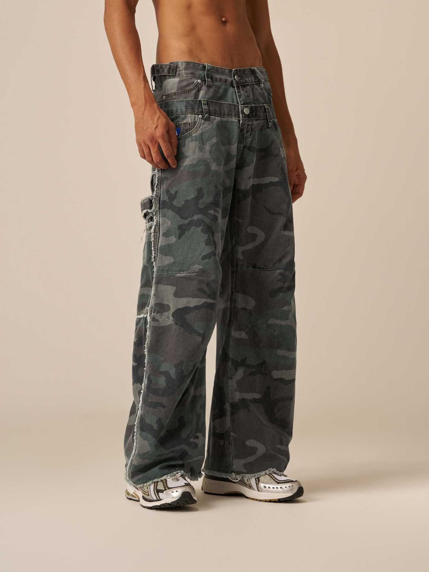 Aelfric Eden Baggy Barrel Camo Pants-Limited Sale