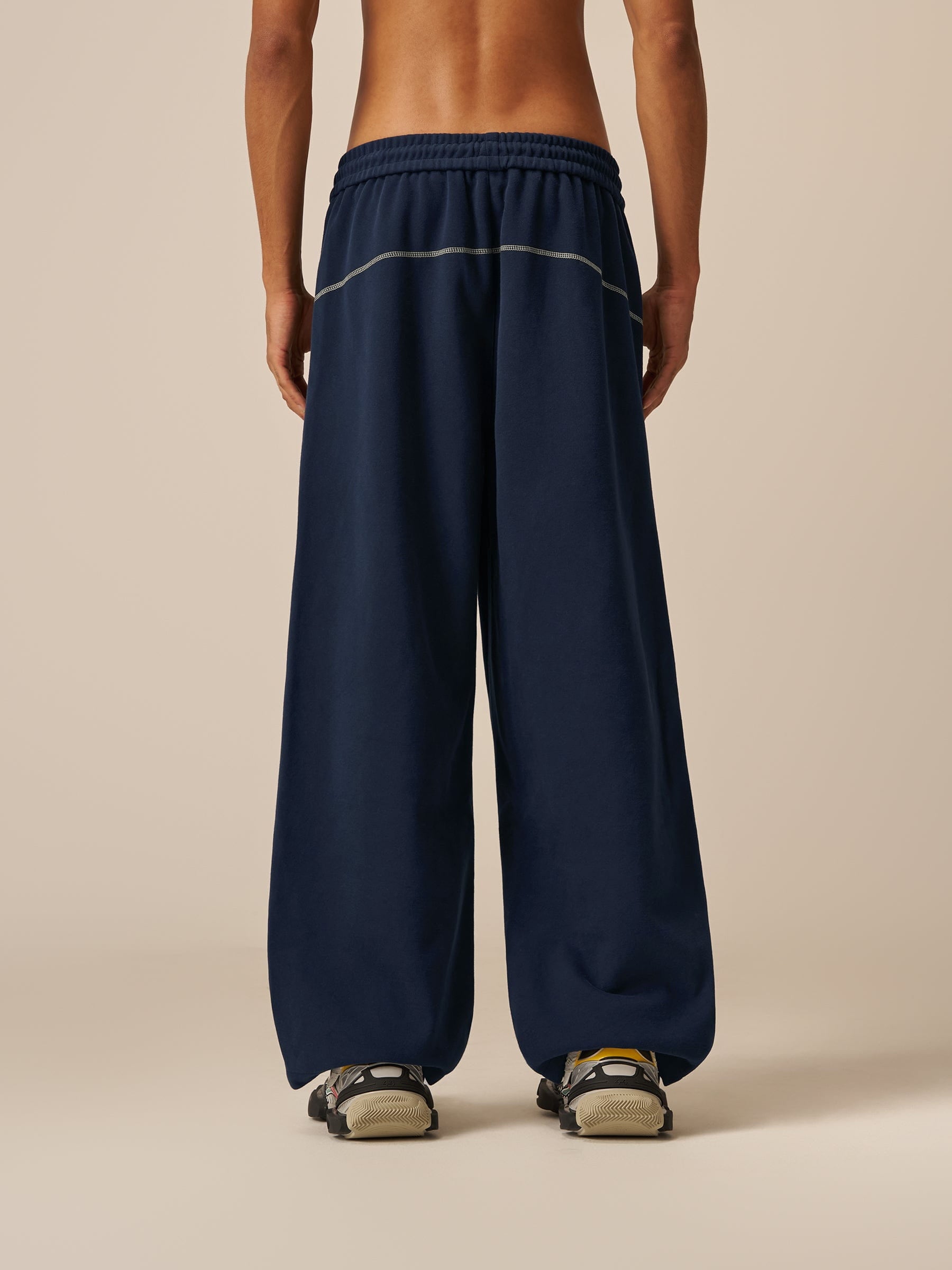 Aelfric Eden Color Blocking Stitch Baggy Sweatpants-Limited Sale