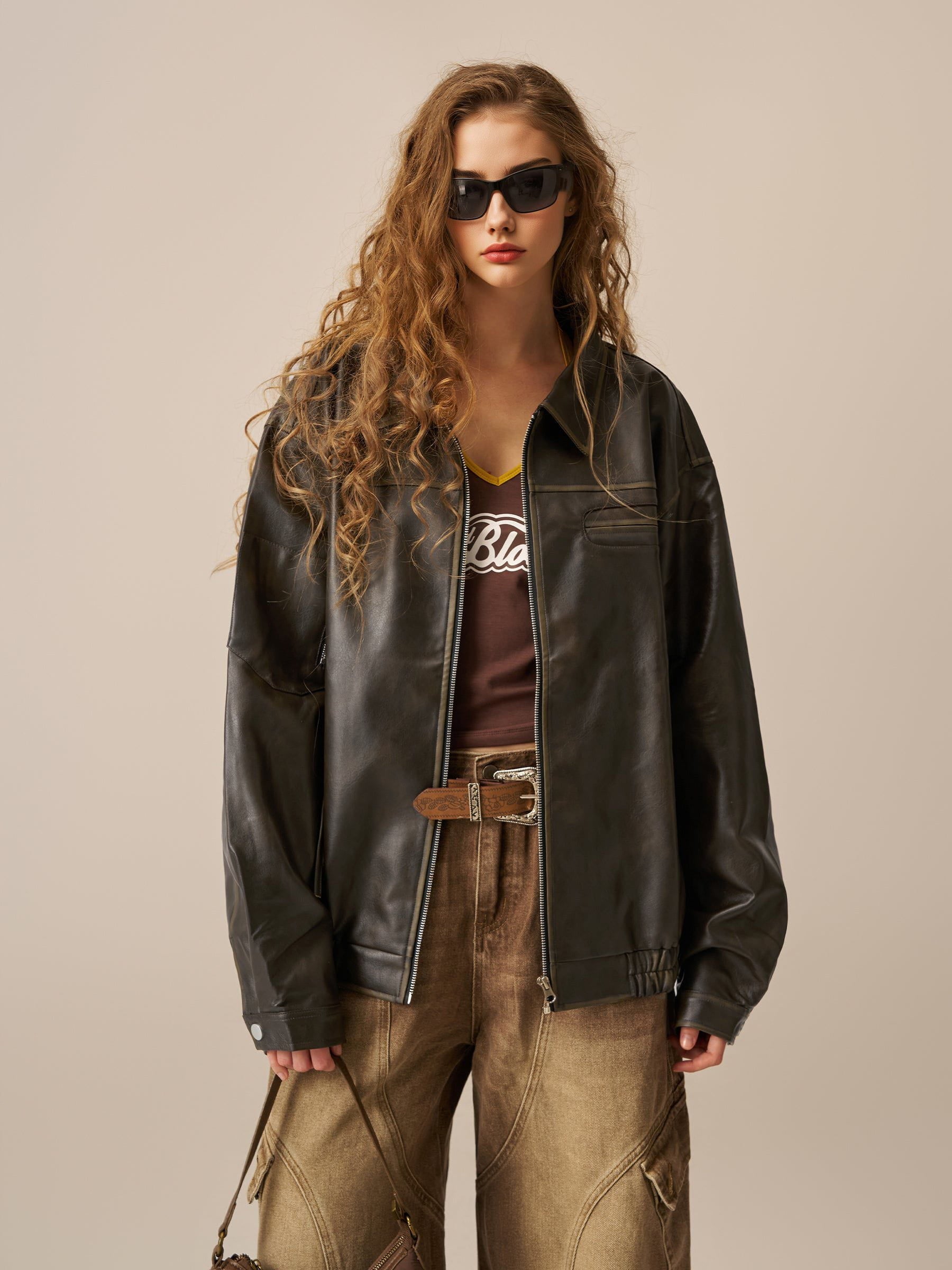Aelfric Eden Vintage Leather Jacket-Limited Sale