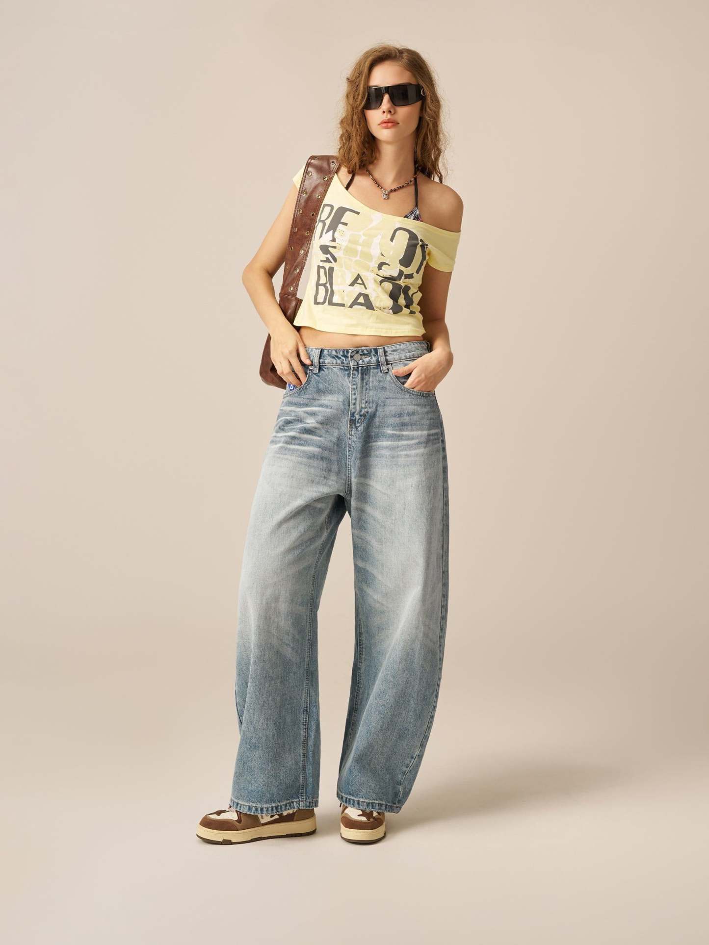 Aelfric Eden Baggy Barrel Washed Jeans-Limited Sale