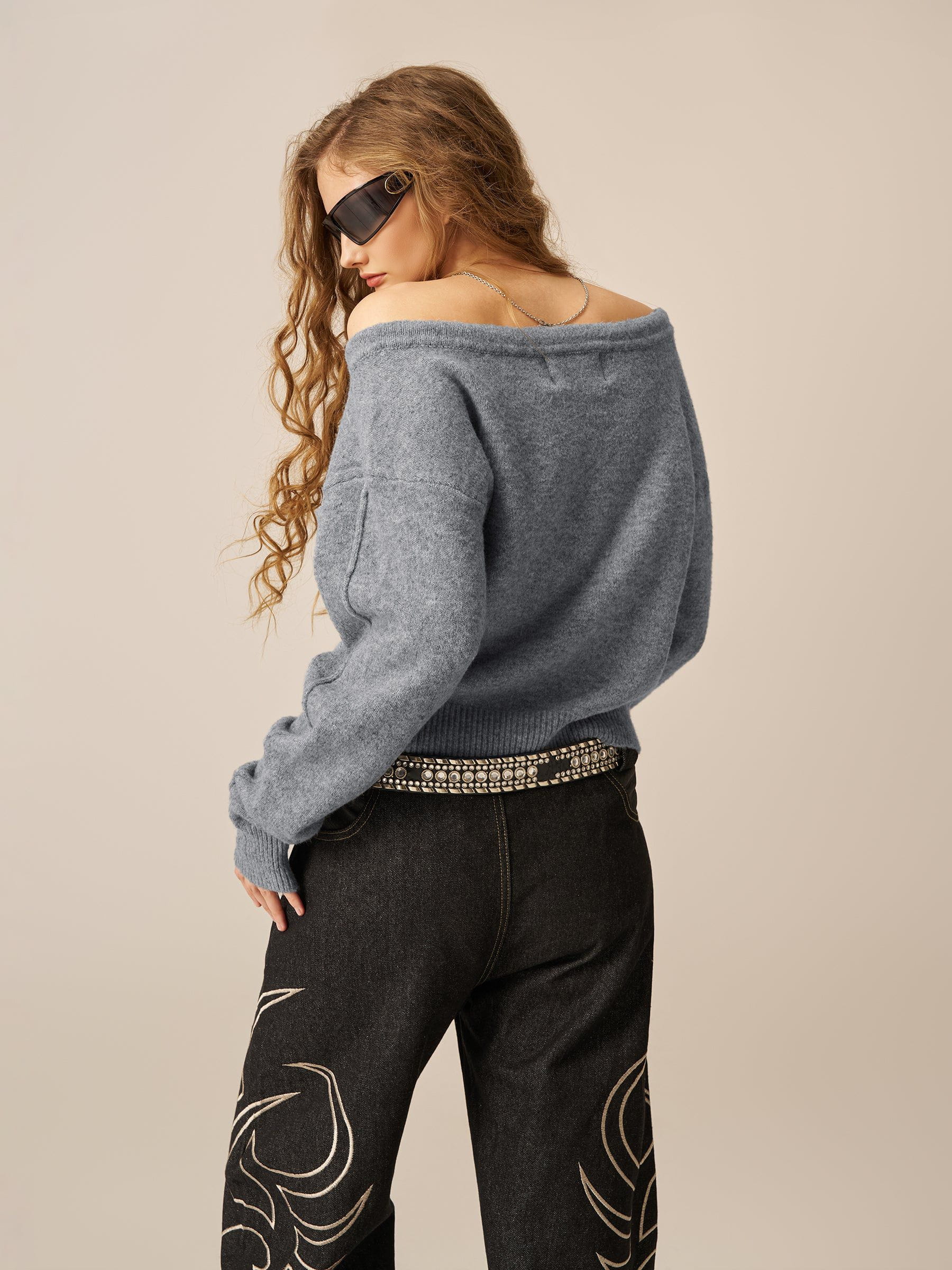 Aelfric Eden Off-the Shoulder Cardigan-Limited Sale