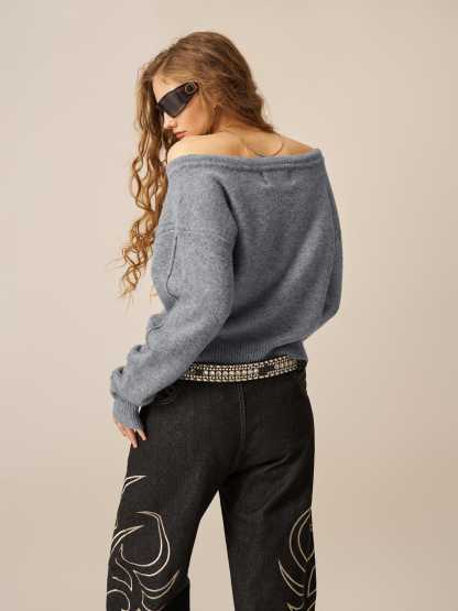 Aelfric Eden Off-the Shoulder Cardigan-Limited Sale