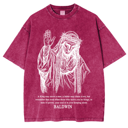 Baldwin IV never gave in to illness King of Jerusalem Washed Unisex T-Shirt-Limited Sale