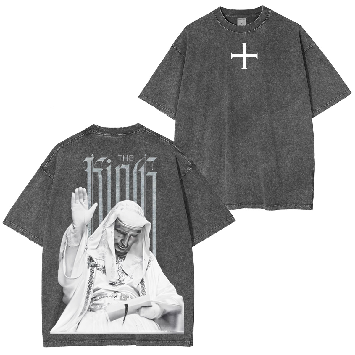 King Baldwin IV Vintage Washed T-shirt/Crewneck/Hoodie-Limited Sale