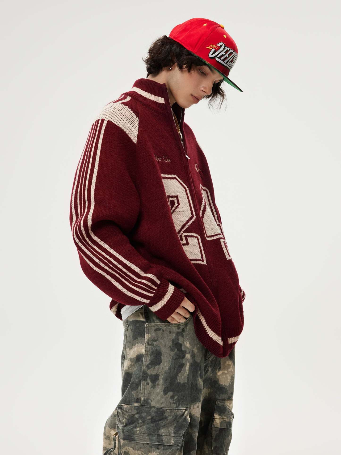 Aelfric Eden 24 Jacquard Zip Up Cardigan-Limited Sale
