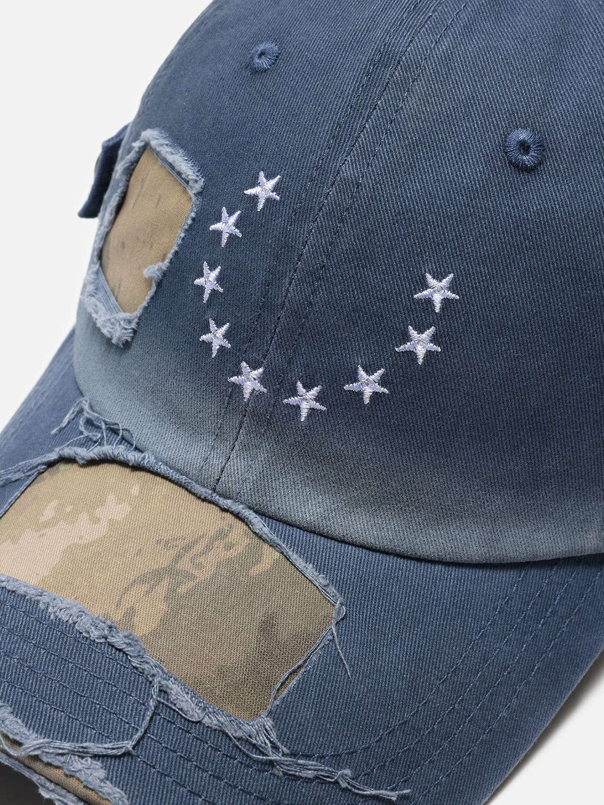 Star Patch Distressed Cap-Limited Sale
