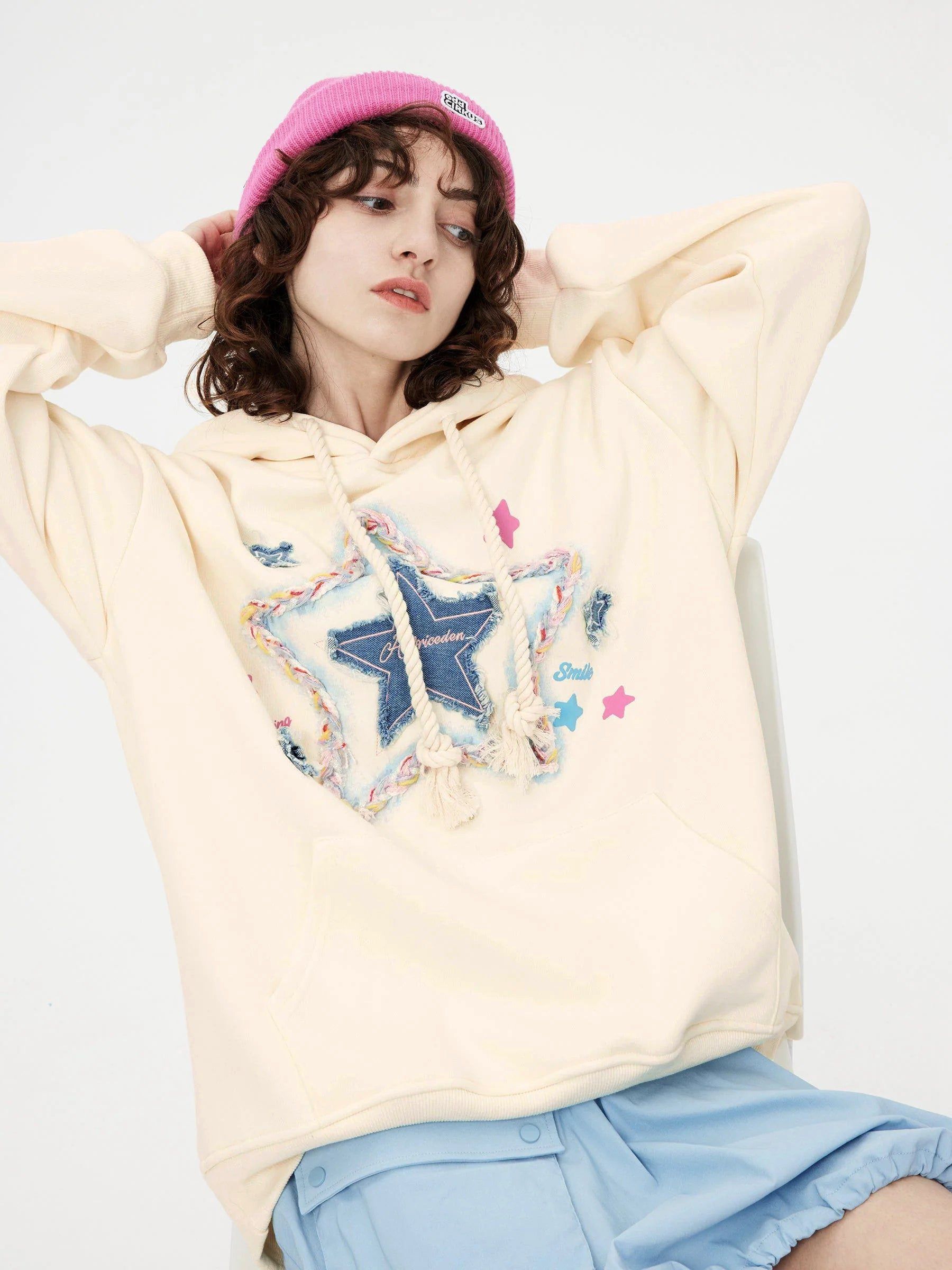 Aelfric Eden Oversized Star Hoodie-Limited Sale