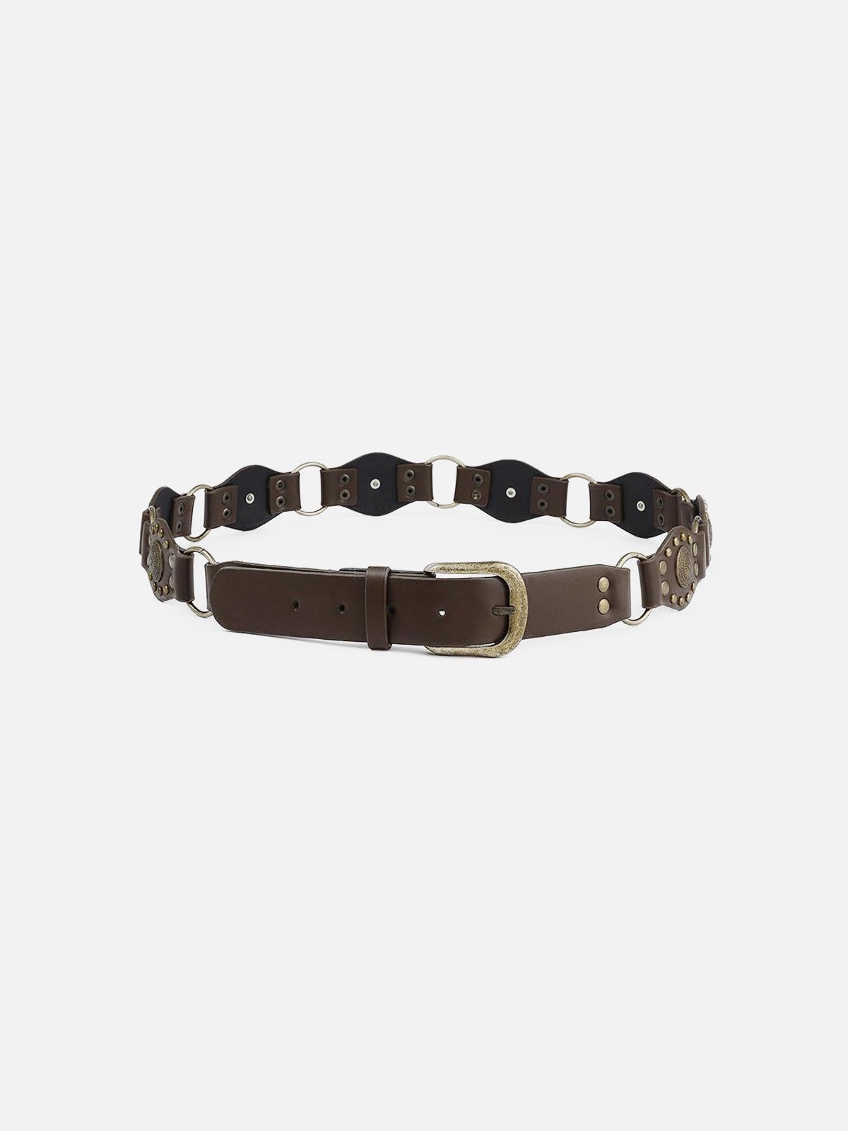 Vintage Rivet Faux Leather Belt-Limited Sale