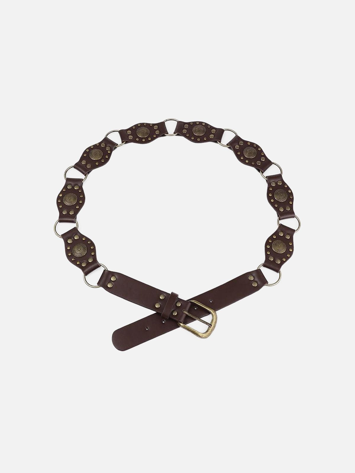 Vintage Rivet Faux Leather Belt-Limited Sale
