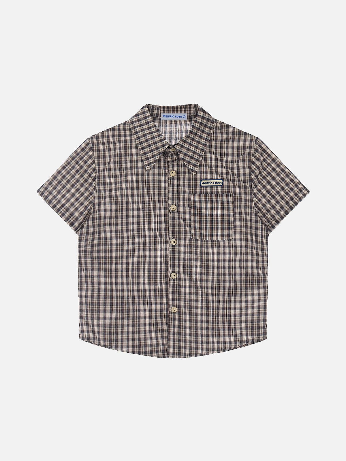 Aelfric Eden Plaid Shirt-Limited Sale