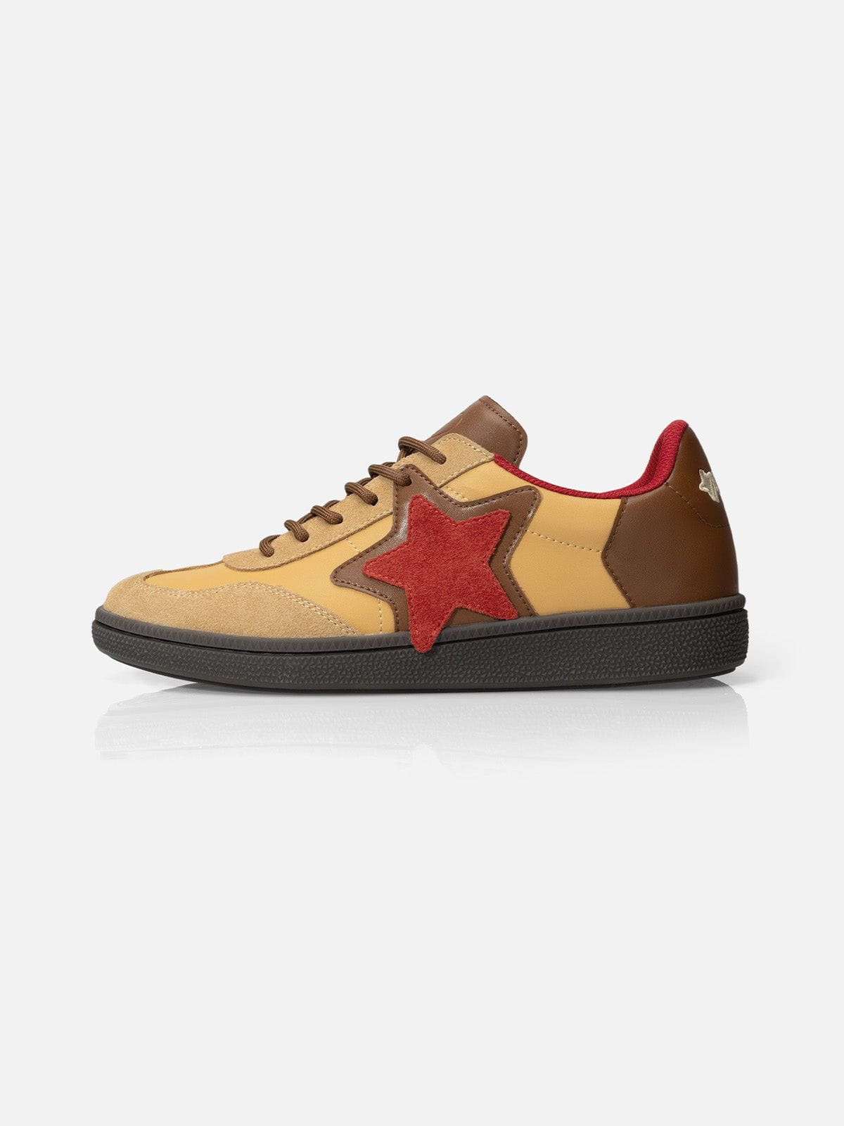Triple Star Embroidery Star Gum Sole Skate Shoes-Limited Sale