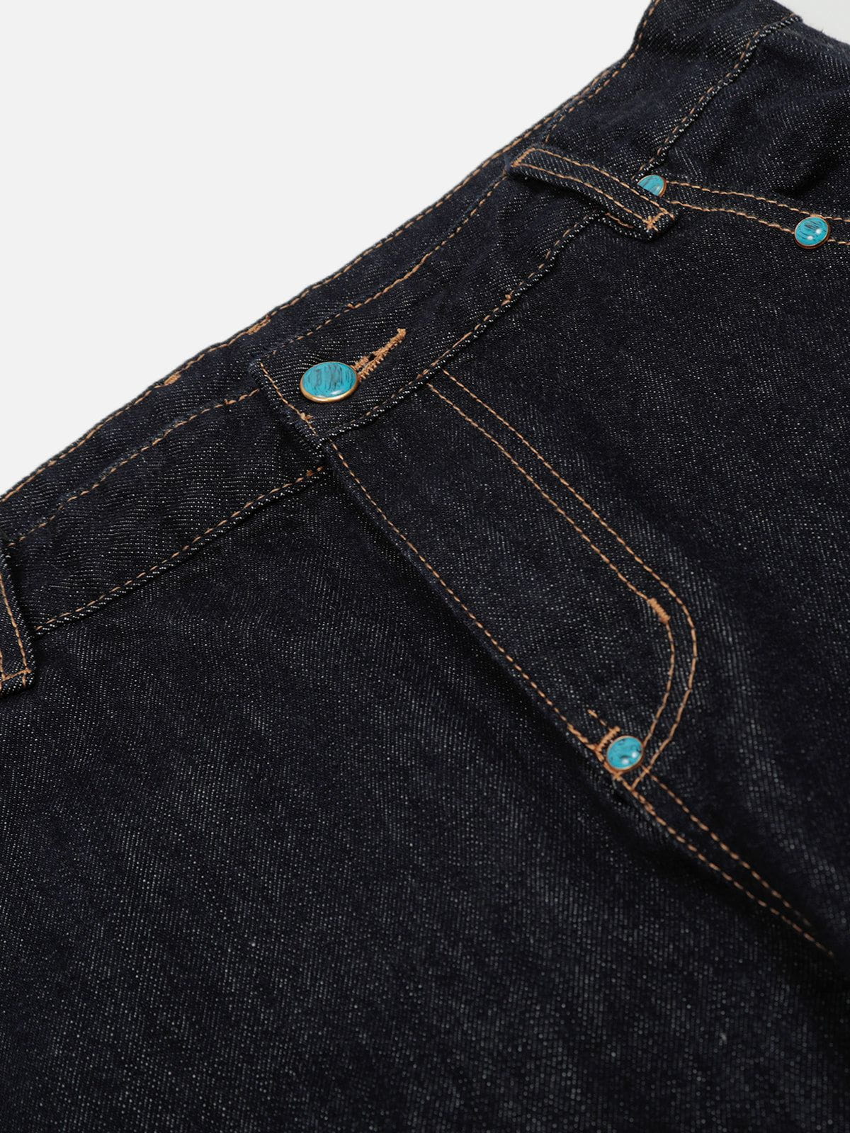 Aelfric Eden Baggy Barrel Rivet Raw Jeans-Limited Sale
