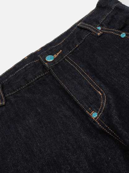 Aelfric Eden Baggy Barrel Rivet Raw Jeans-Limited Sale