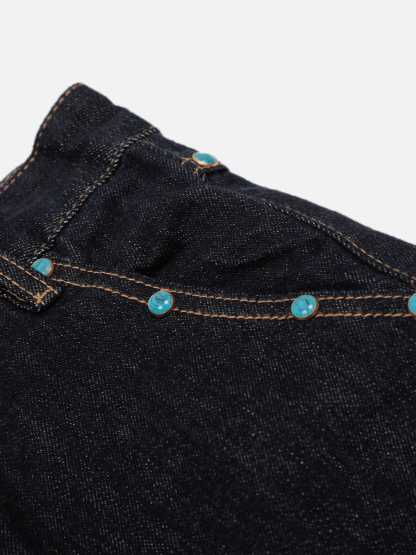 Aelfric Eden Baggy Barrel Rivet Raw Jeans-Limited Sale