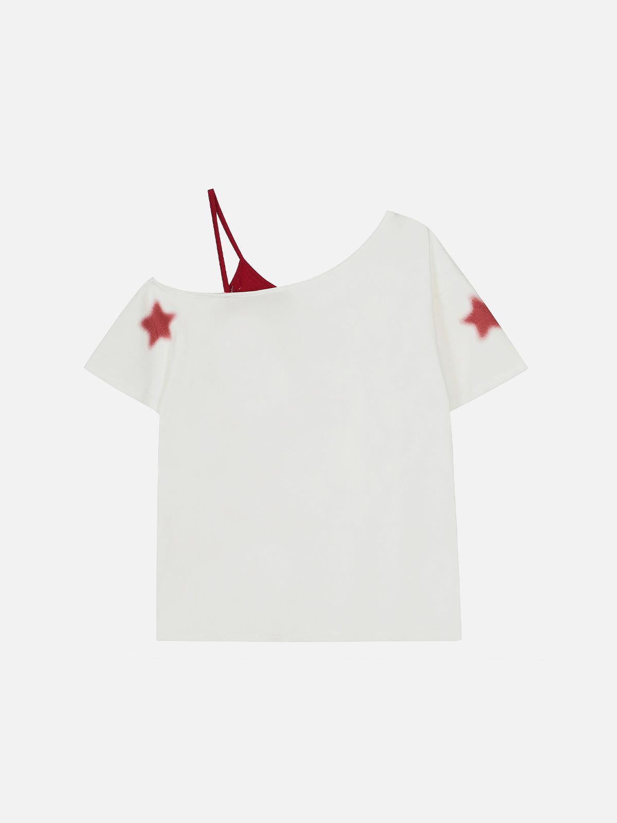Aelfric Eden Star Graphic Off-The-Shoulder Tee-Limited Sale