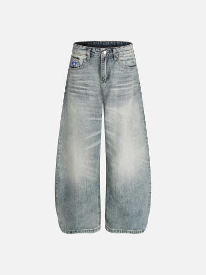 Aelfric Eden Baggy Barrel Washed Jeans-Limited Sale