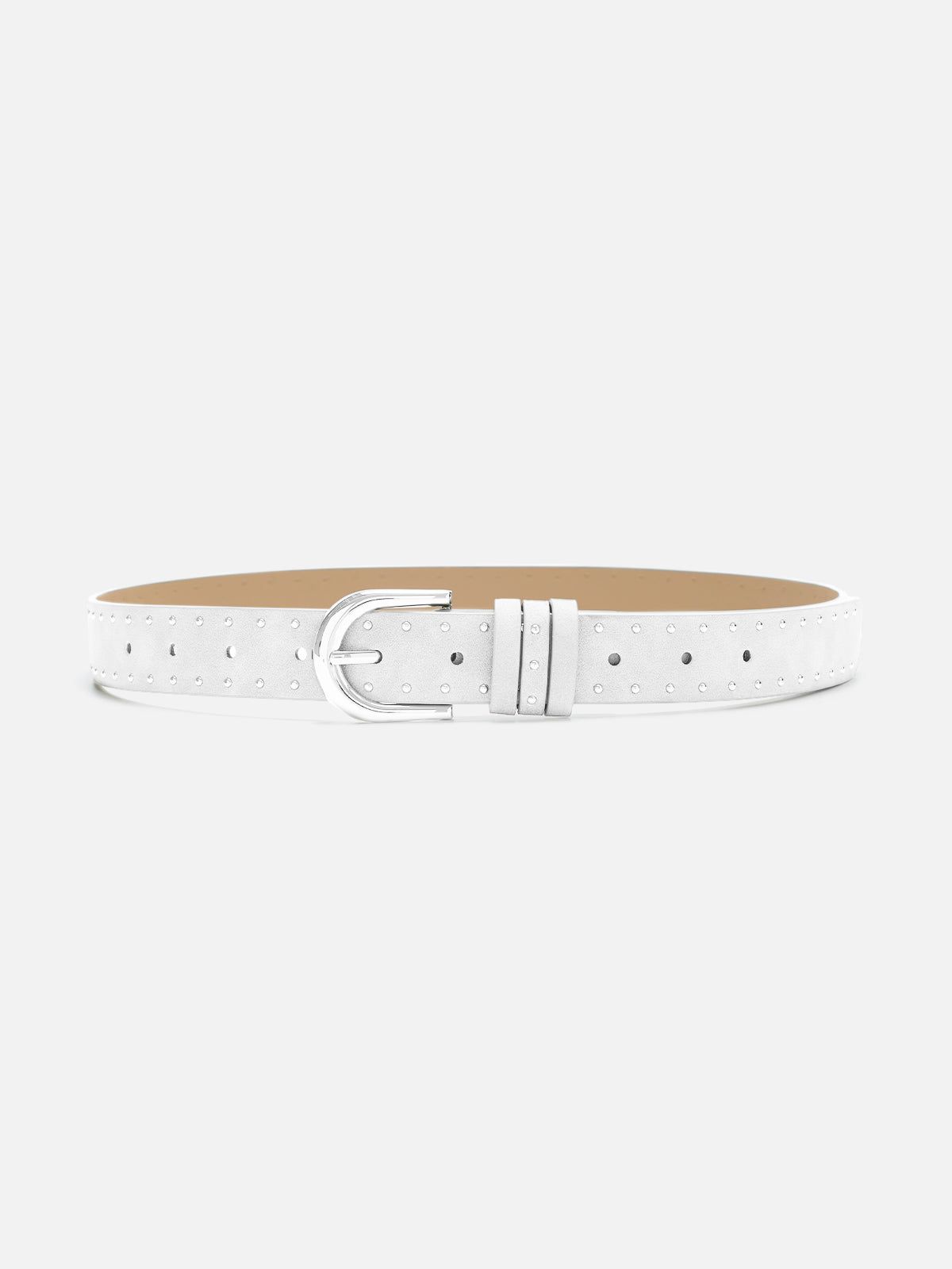 Rivet Suede Belt-Limited Sale