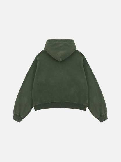 Aelfric Eden Boxy Fit Distressed Washed Hoodie-Limited Sale