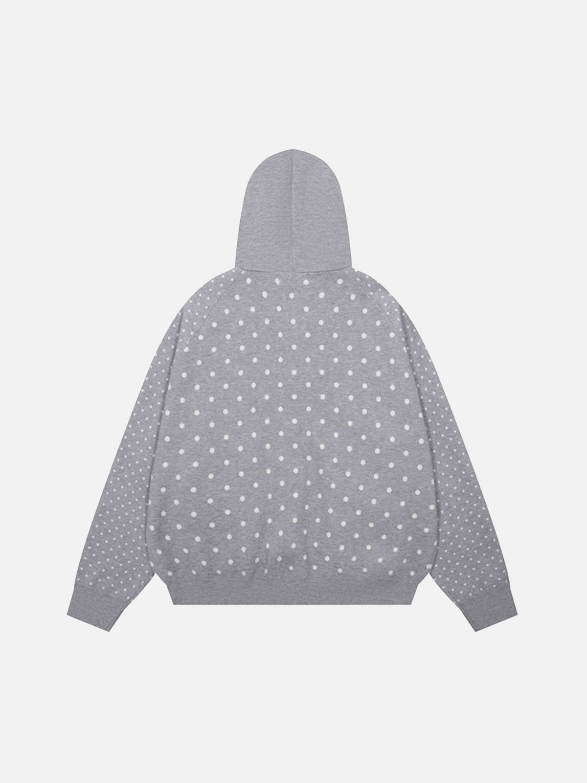 Aelfric Eden Polka Dot Zip Up Hoodie-Limited Sale