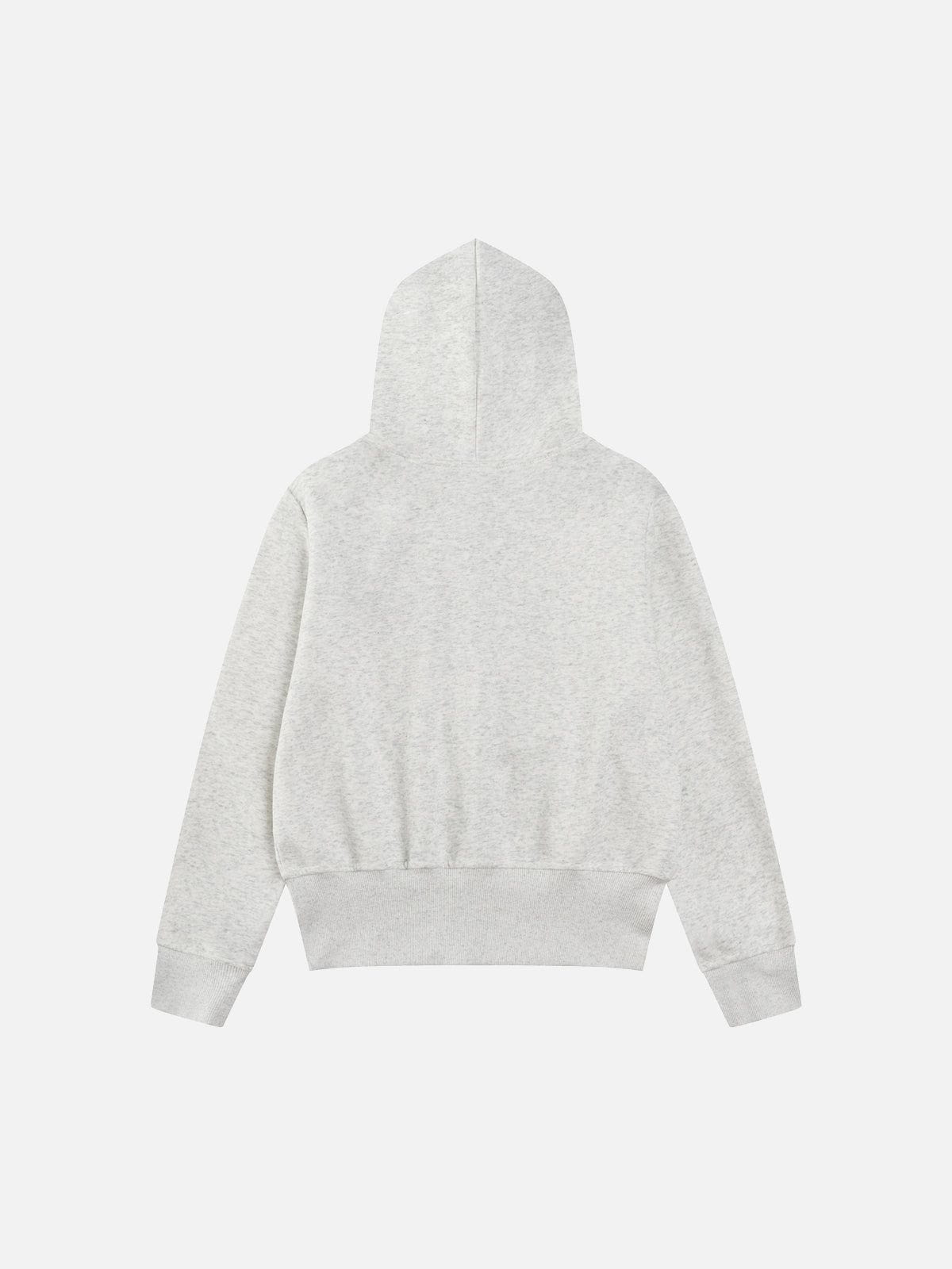 Aelfric Eden Cat Embroidery Faux Fur Collar Hoodie-Limited Sale