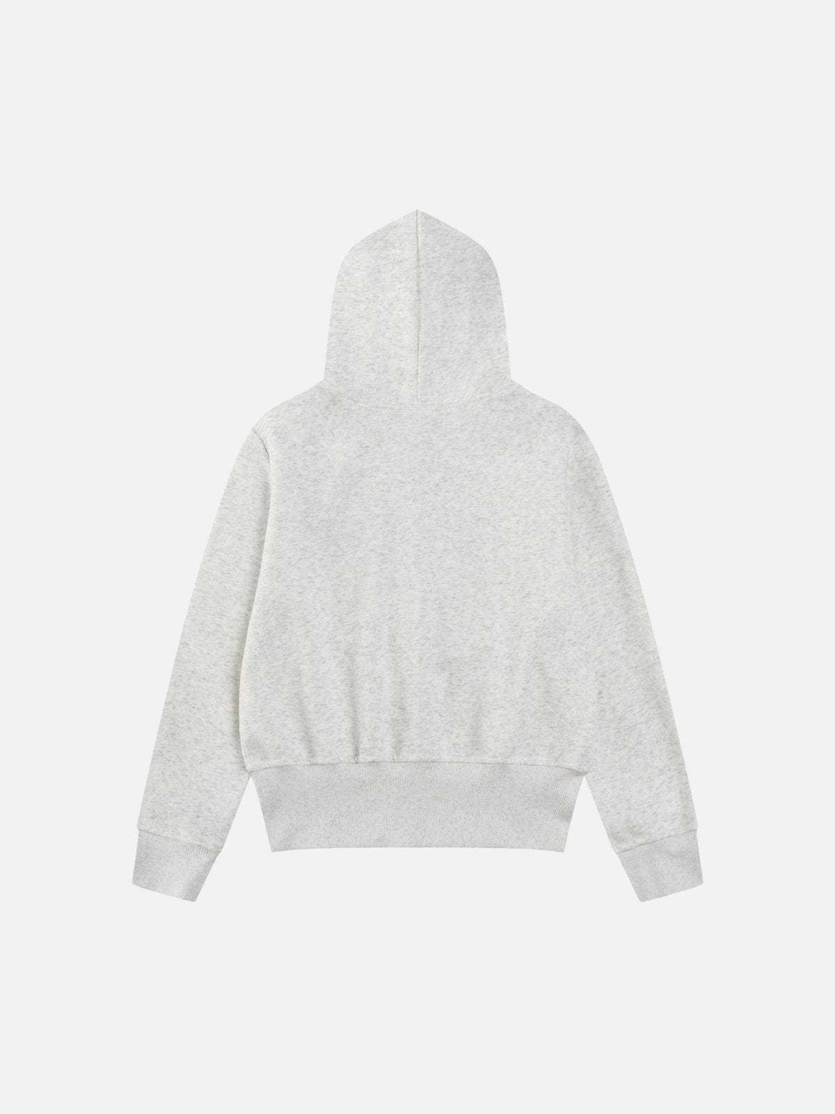 Aelfric Eden Cat Embroidery Faux Fur Collar Hoodie-Limited Sale