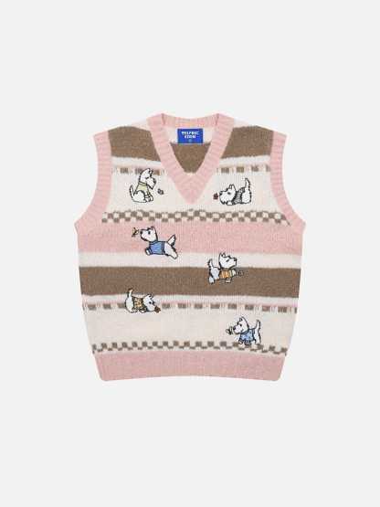 Aelfric Eden Embroidery  Highland White Terrier Sweater Vest-Limited Sale