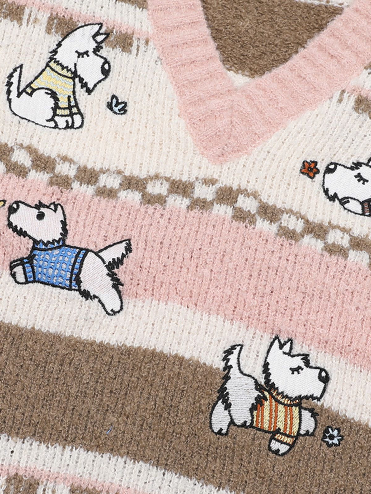Aelfric Eden Embroidery  Highland White Terrier Sweater Vest-Limited Sale