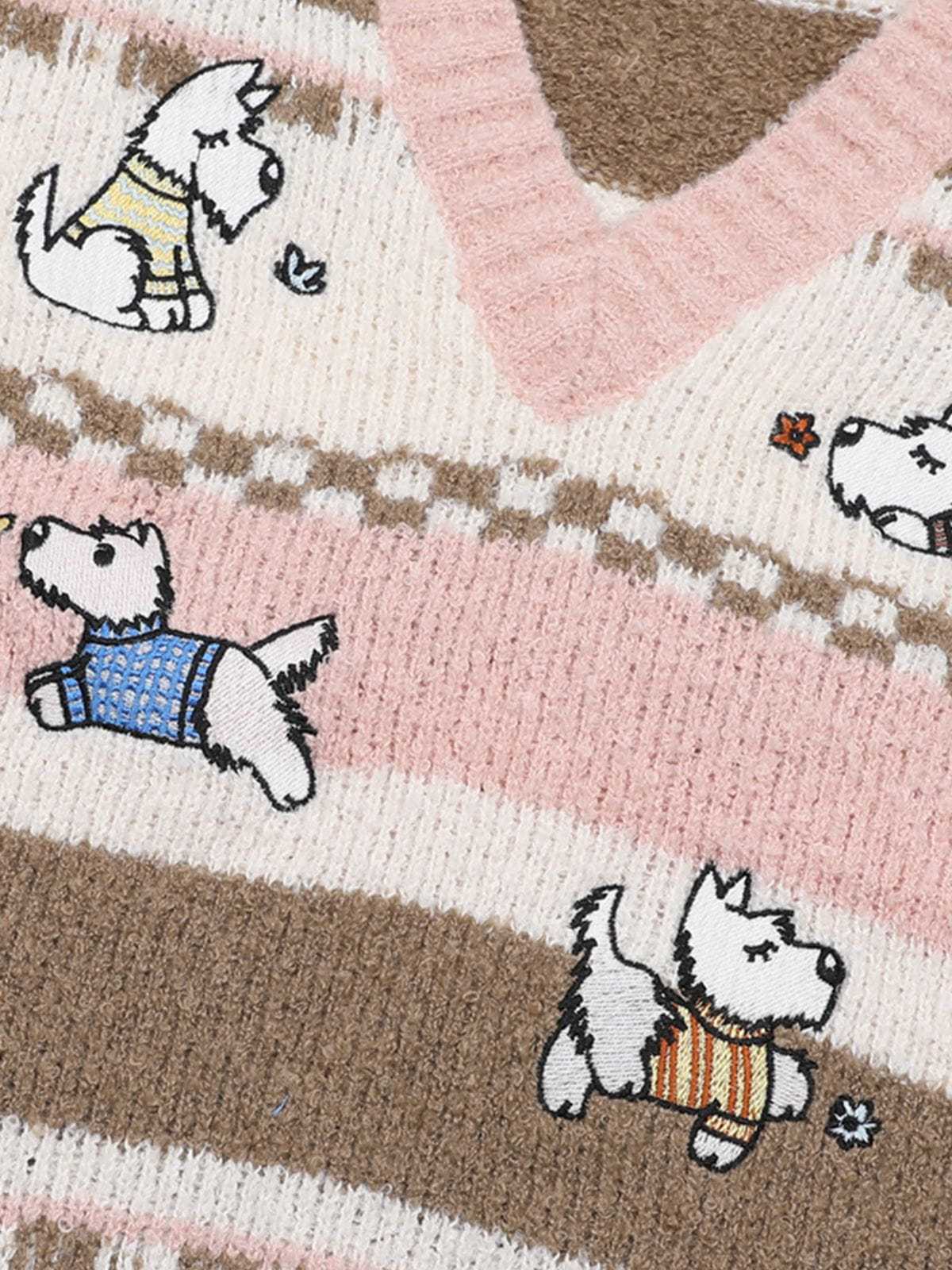 Aelfric Eden Embroidery  Highland White Terrier Sweater Vest-Limited Sale