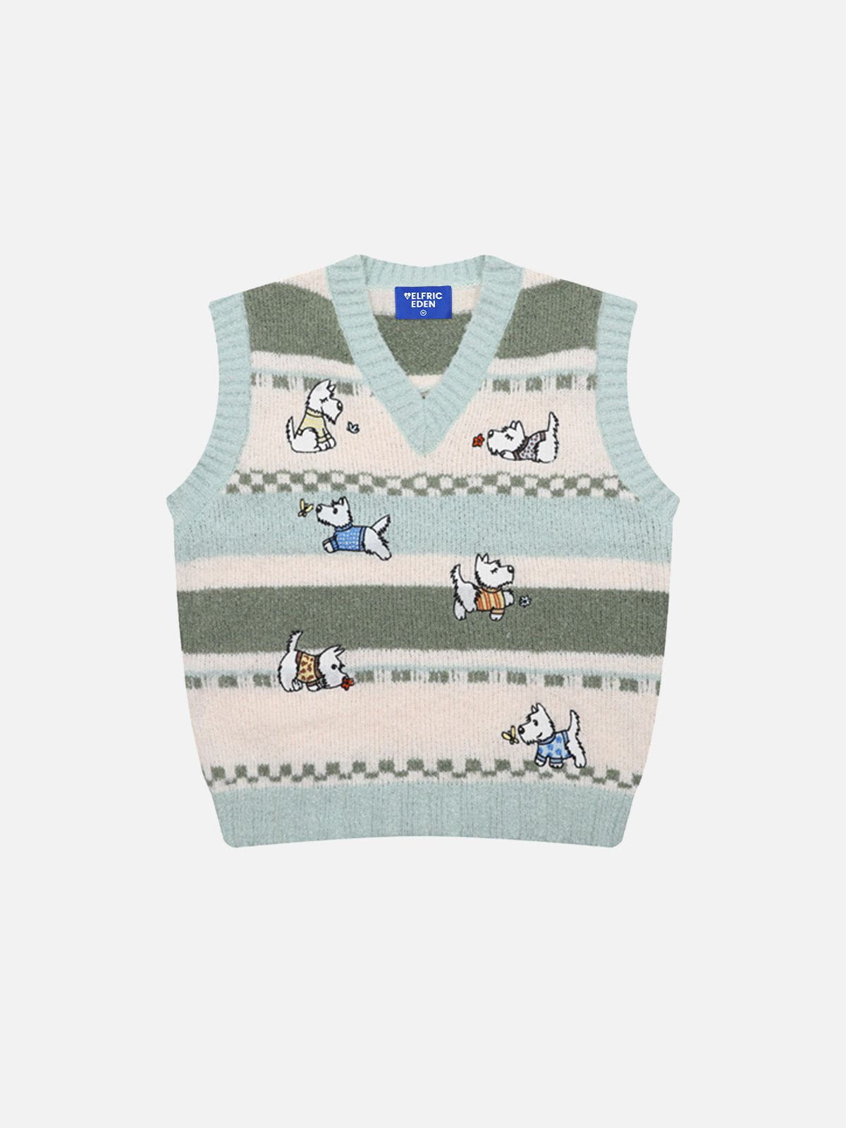 Aelfric Eden Embroidery  Highland White Terrier Sweater Vest-Limited Sale
