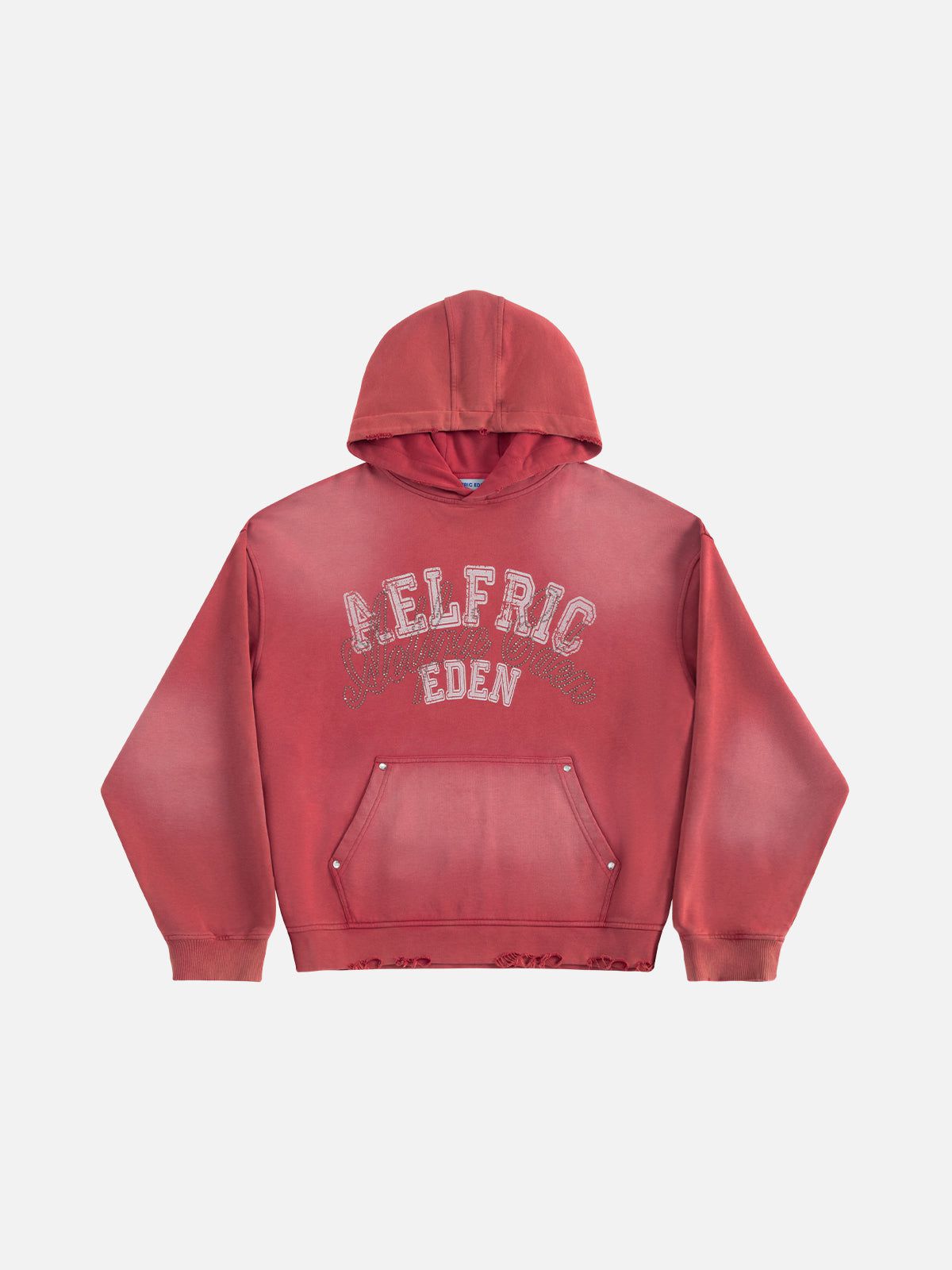Aelfric Eden Boxy Rhinestone 77 Graphic Pullover Hoodie-Limited Sale