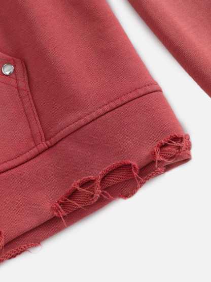 Aelfric Eden Boxy Rhinestone 77 Graphic Pullover Hoodie-Limited Sale
