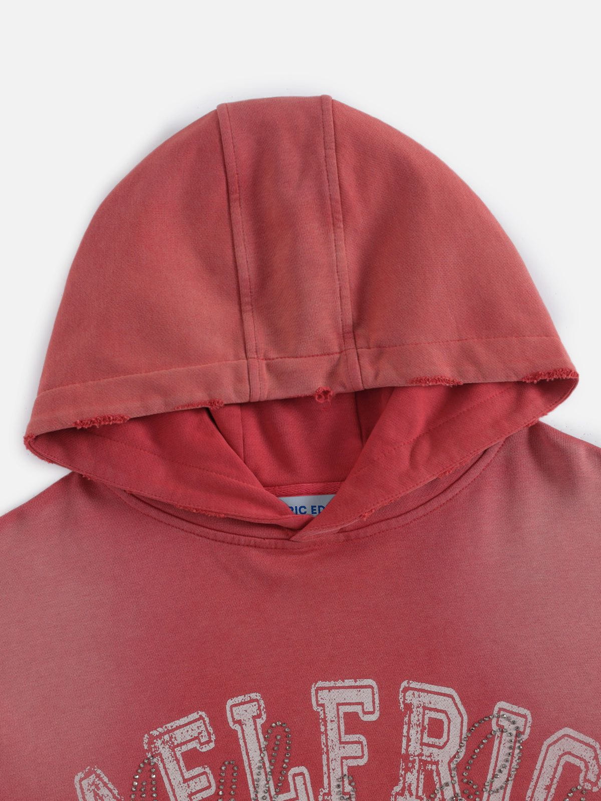 Aelfric Eden Boxy Rhinestone 77 Graphic Pullover Hoodie-Limited Sale