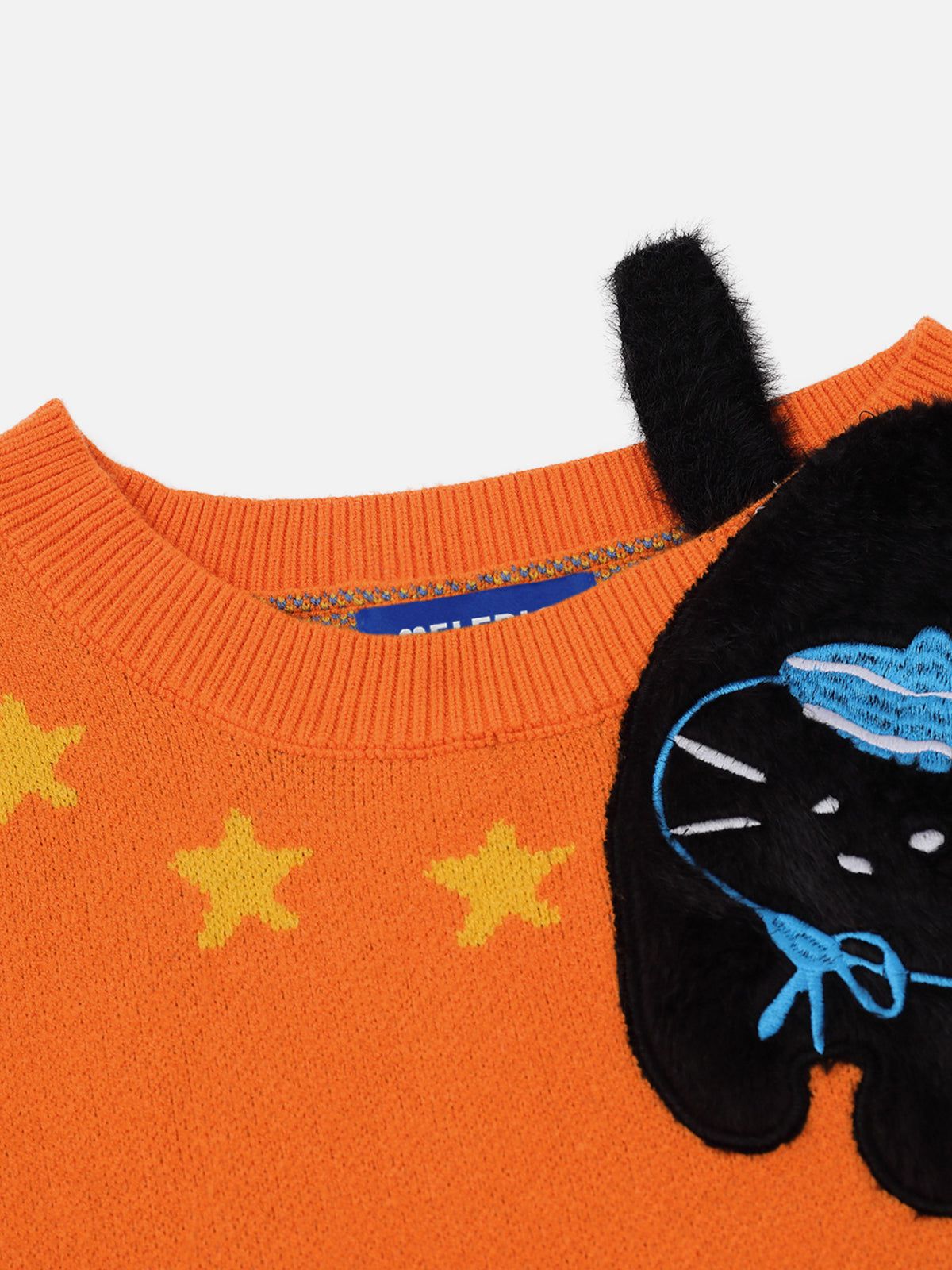 Aelfric Eden Cat Off-The-Shoulder Sweater-Limited Sale