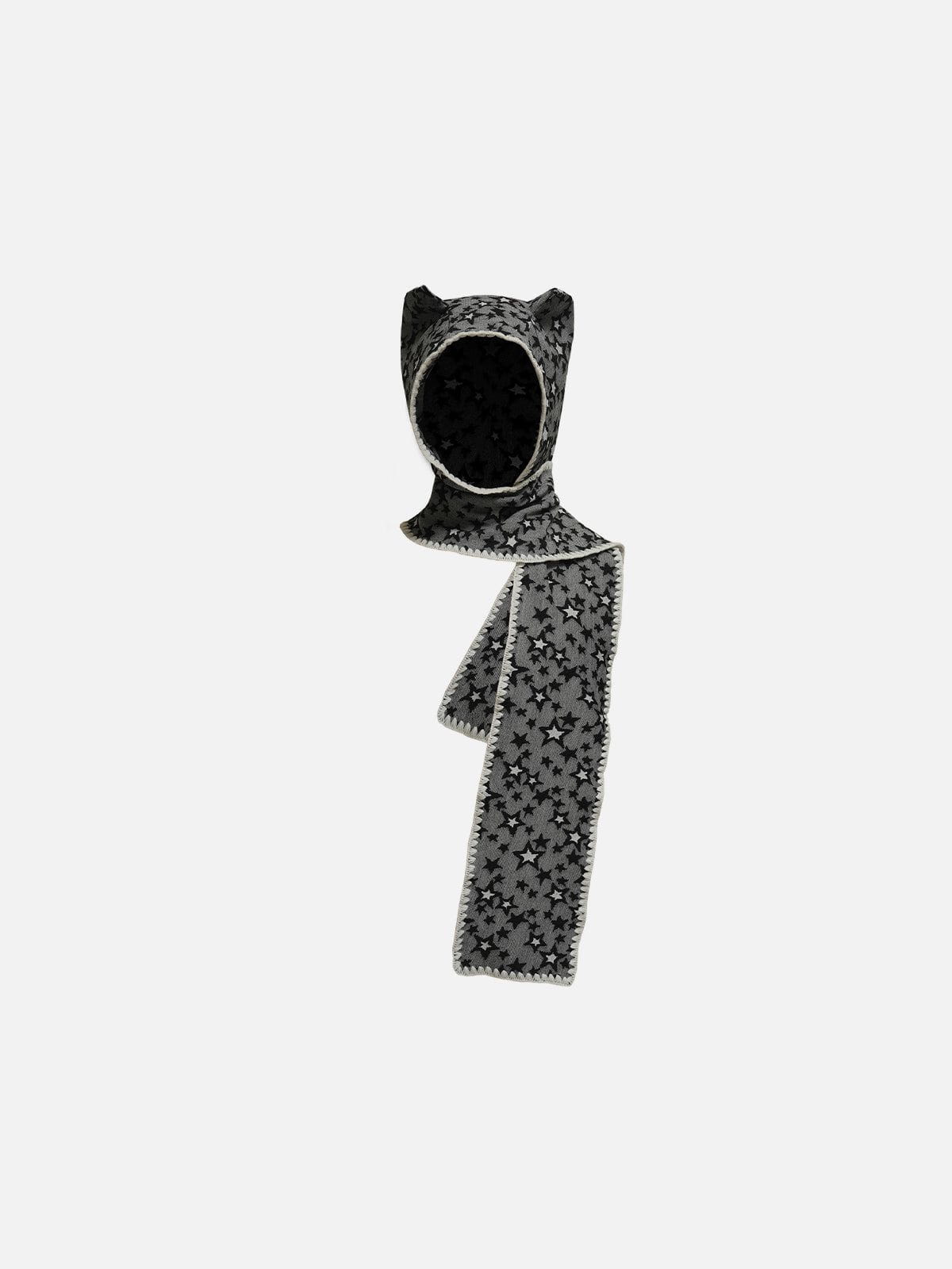 Devil Ear Star Scarf Hat-Limited Sale