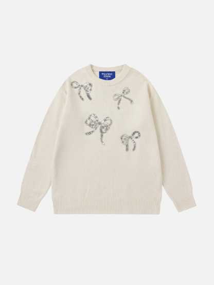 Aelfric Eden Sequins Bow Sweater-Limited Sale