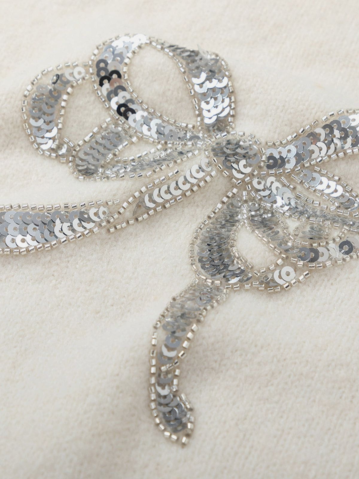 Aelfric Eden Sequins Bow Sweater-Limited Sale